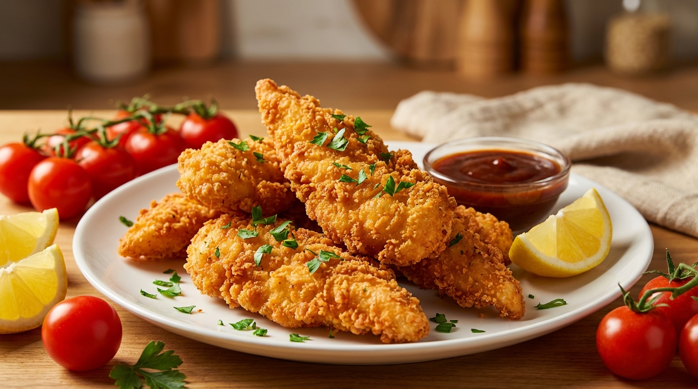 découvrez une recette facile et rapide d'aiguillettes de poulet, parfaite pour un repas quotidien savoureux et simple à préparer.