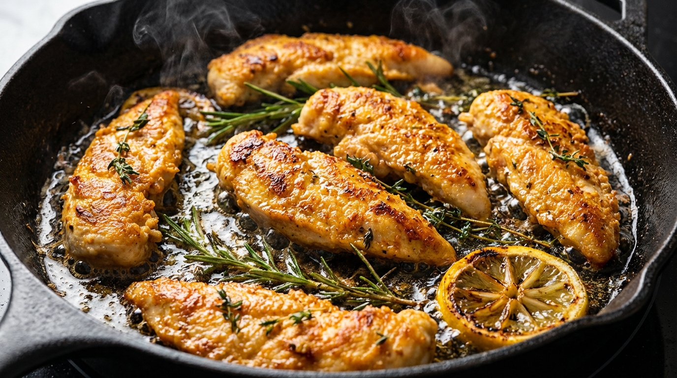 découvrez une recette facile et rapide d’aiguillette de poulet, parfaite pour un repas quotidien savoureux et simple à préparer.