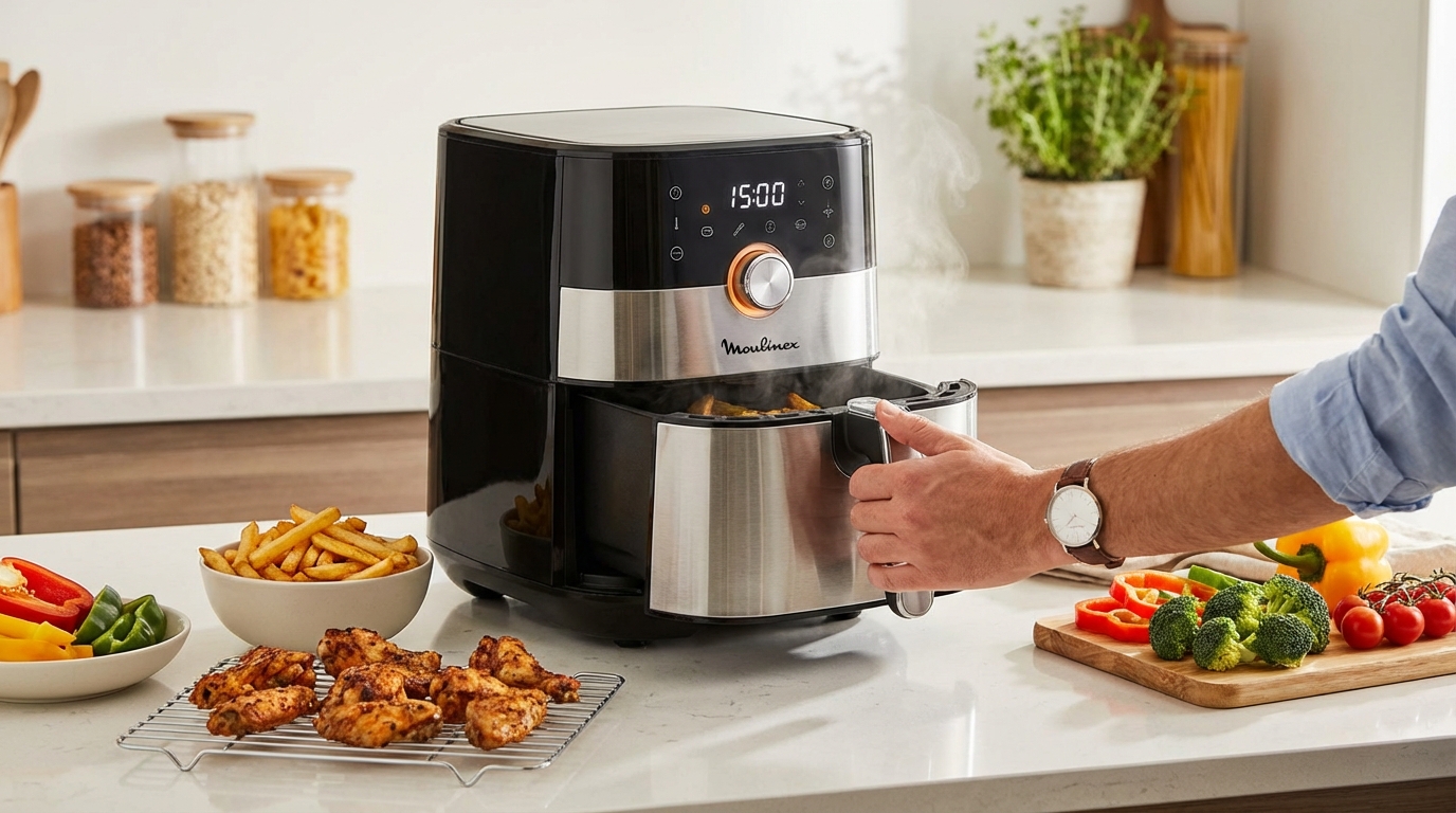découvrez comment choisir le meilleur air fryer moulinex et apprenez à l'utiliser efficacement pour des repas savoureux et sains en un rien de temps.