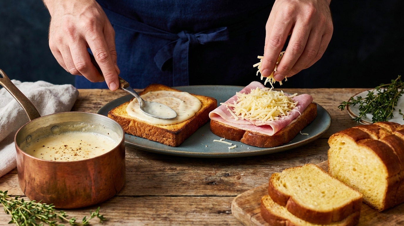 découvrez comment préparer un croque monsieur savoureux et rapide avec notre recette simple et délicieuse, idéale pour un repas gourmand en un rien de temps.