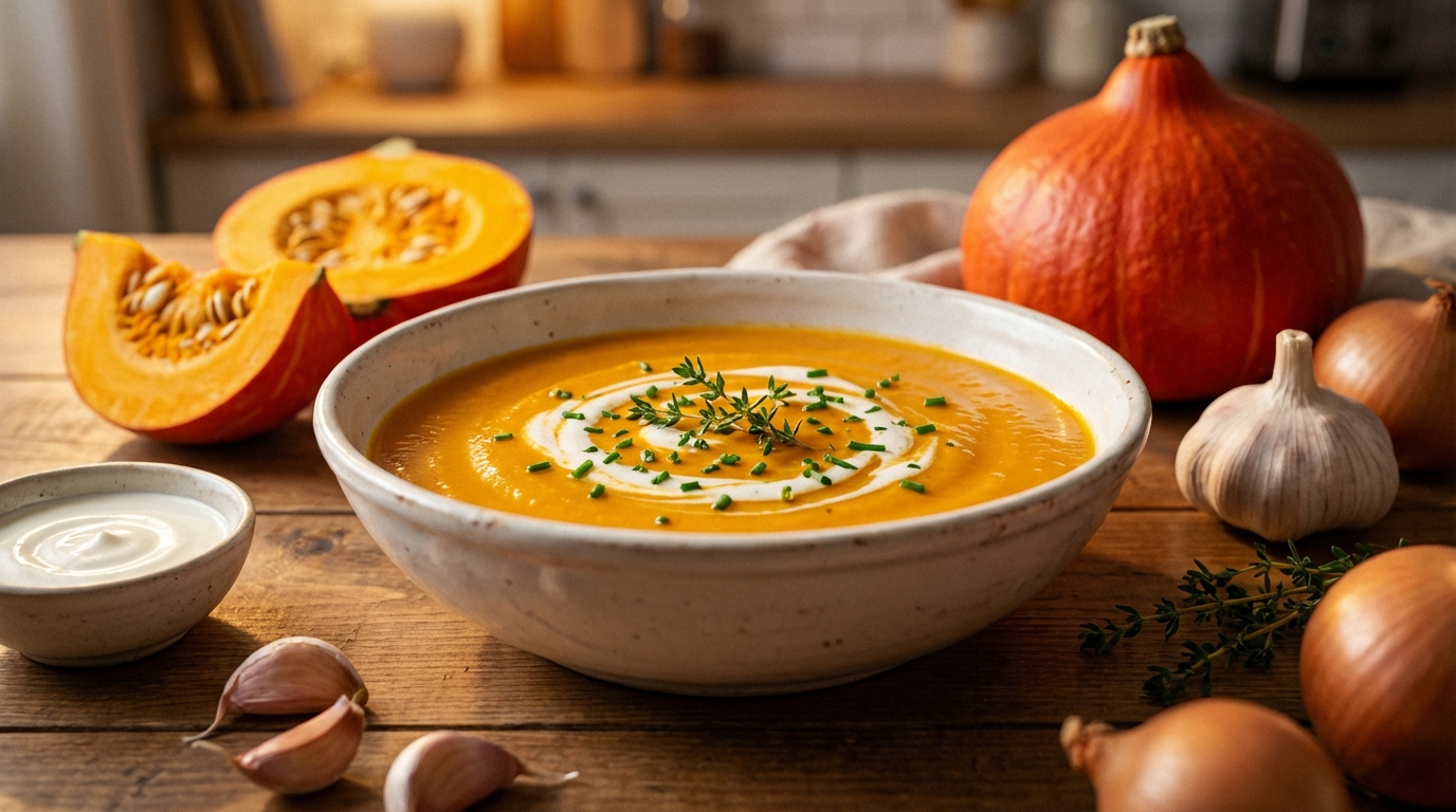 découvrez nos astuces et recettes pour préparer un velouté de potimarron onctueux et savoureux, parfait pour réchauffer vos repas d'automne.