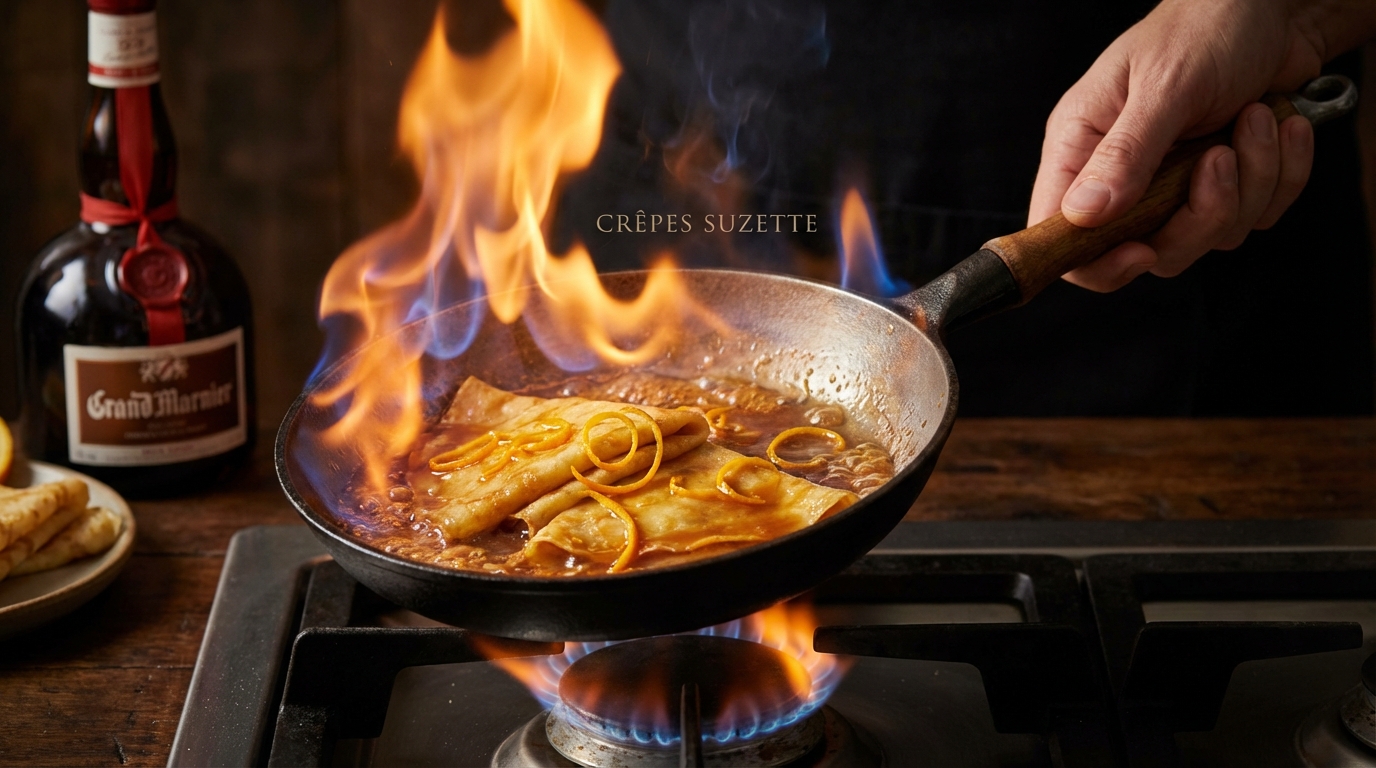 apprenez à préparer une crêpe suzette authentique et savoureuse avec notre guide étape par étape, pour un dessert français classique et raffiné.