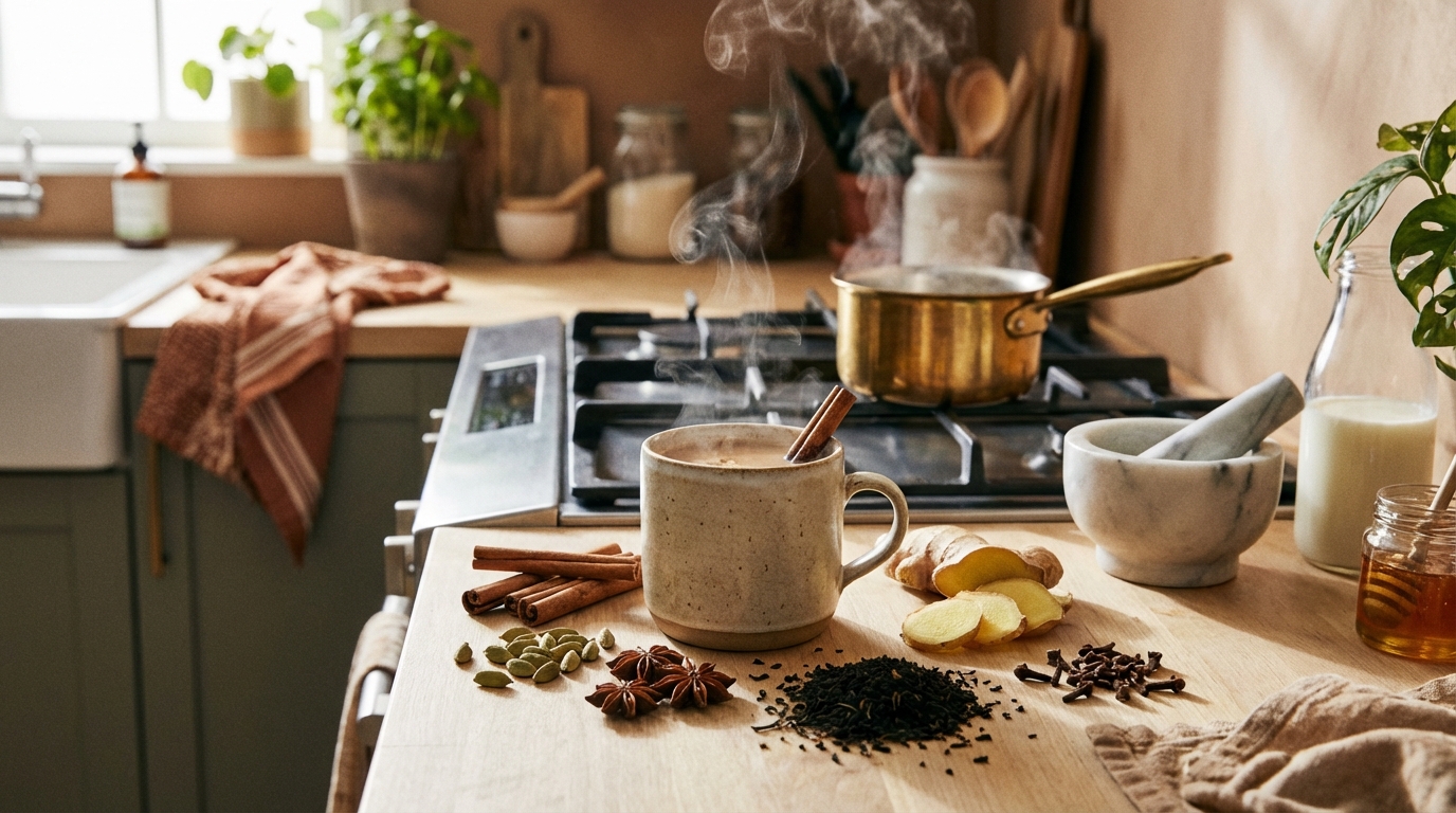 explorez les bienfaits du chai et apprenez à le préparer facilement chez vous pour profiter d'une boisson réconfortante et pleine de saveurs.