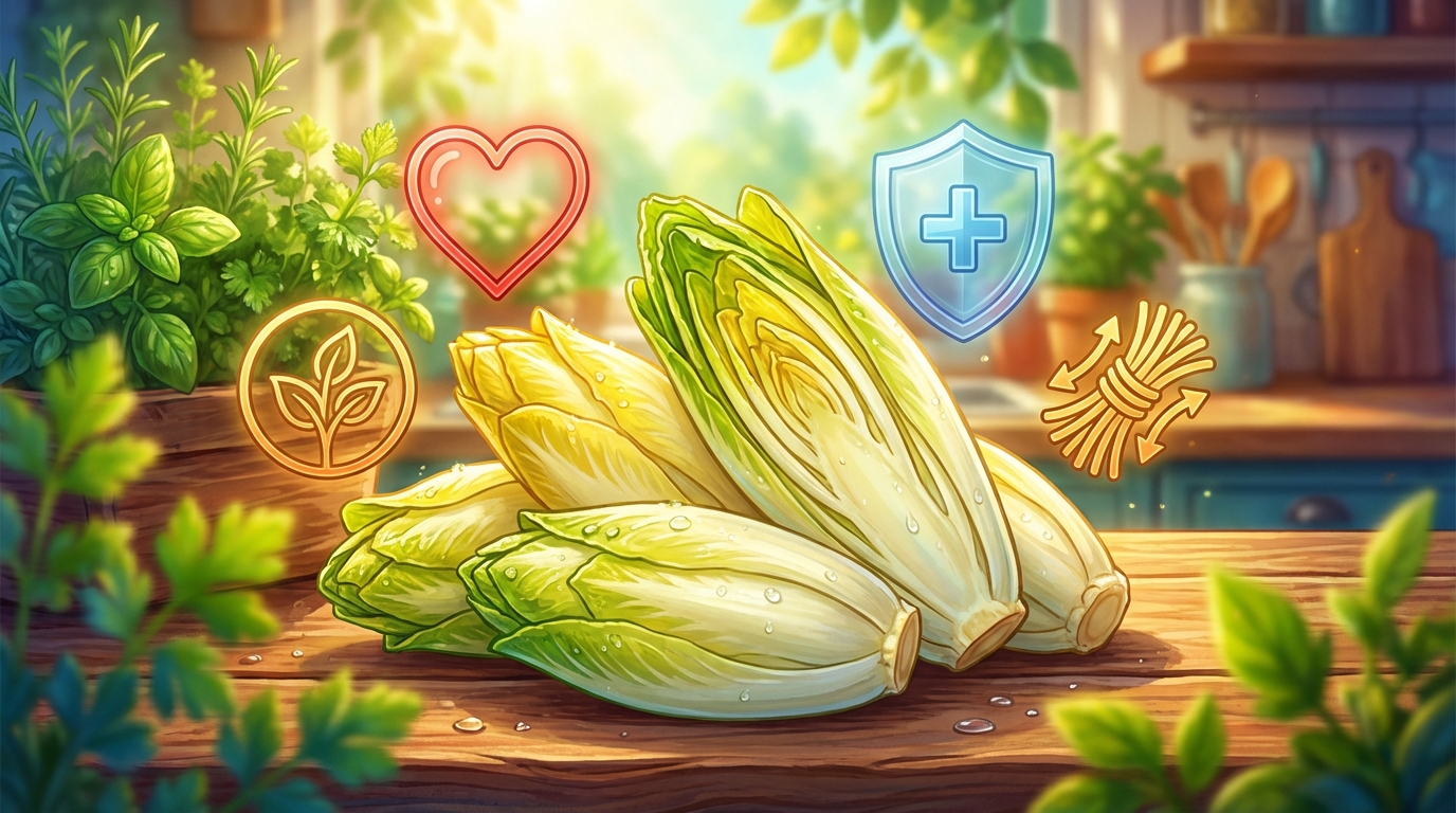 découvrez les nombreux bienfaits de l'endive pour la santé et la nutrition, un légume riche en vitamines, fibres et antioxydants, idéal pour une alimentation équilibrée.
