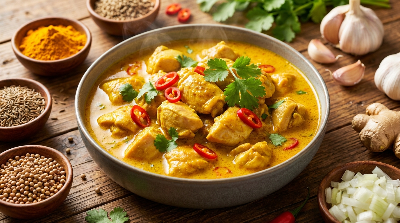 découvrez nos recettes savoureuses de poulet au curry et nos astuces pour réussir ce plat exotique à tous les coups.