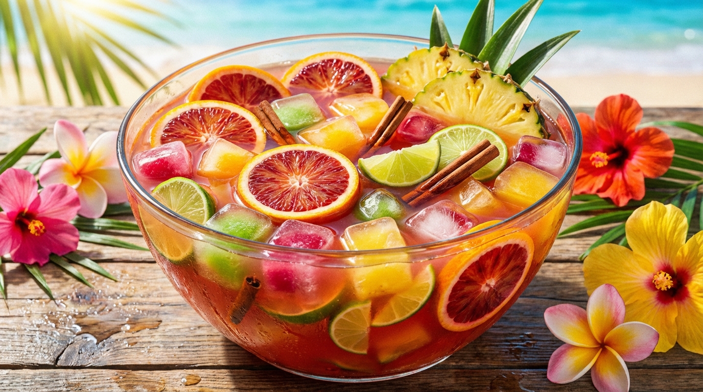 découvrez une recette de punch facile et rafraîchissante, parfaite pour animer vos fêtes et régaler vos invités avec des saveurs estivales.