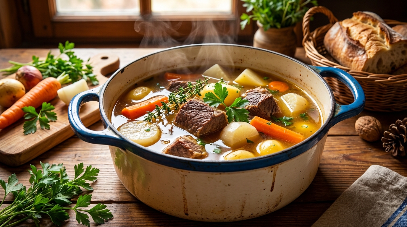 découvrez une recette facile et traditionnelle du pot au feu maison, un plat réconfortant et savoureux pour toute la famille.