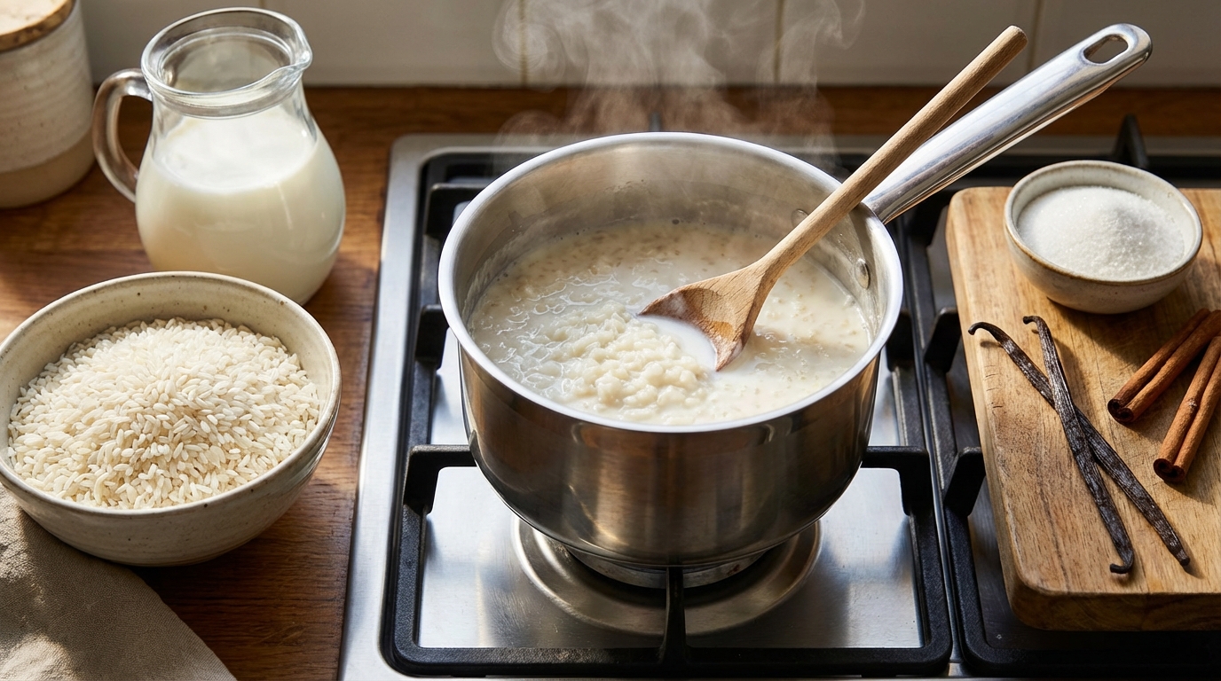découvrez comment préparer un dessert simple et savoureux à base de riz et de lait, parfait pour une douceur maison facile et rapide.