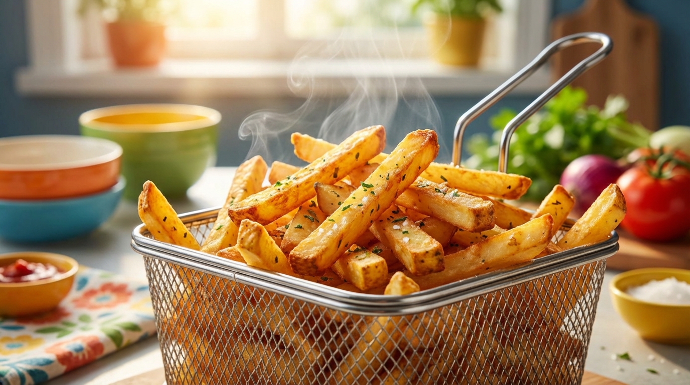 découvrez nos astuces pour réussir des frites croustillantes et savoureuses avec une friteuse à air, pour une cuisson saine et légère.