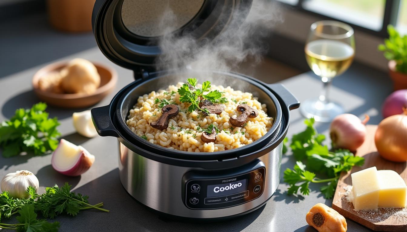 découvrez comment préparer un risotto savoureux et rapide avec votre cookeo grâce à nos conseils simples et astuces incontournables pour un plat parfait à chaque fois.