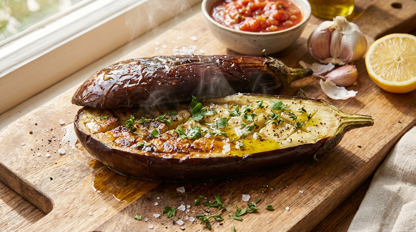 découvrez comment réussir une aubergine au four fondante et savoureuse grâce à nos astuces simples et délicieuses pour un plat parfait à chaque cuisson.