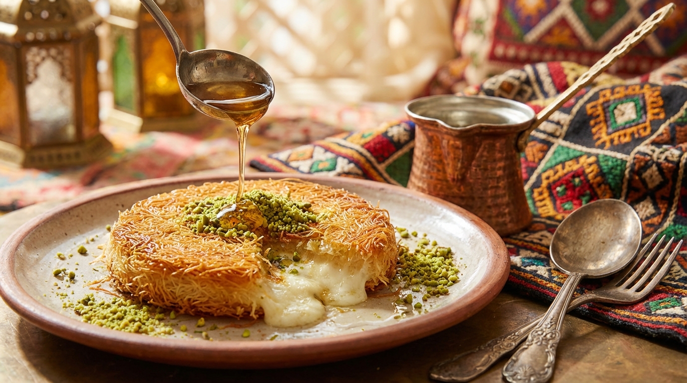 explorez l'histoire fascinante du kunefe et laissez-vous séduire par ses saveurs uniques, un dessert traditionnel riche en goût et en culture.