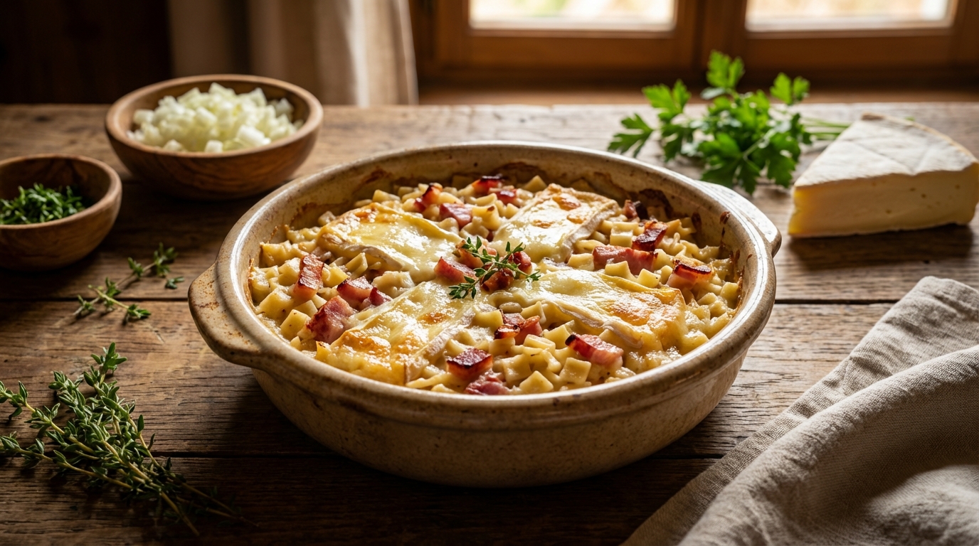 découvrez une recette simple et savoureuse de croziflette pour régaler toute la famille en toute convivialité. facile à préparer, ce plat gourmand ravira petits et grands.