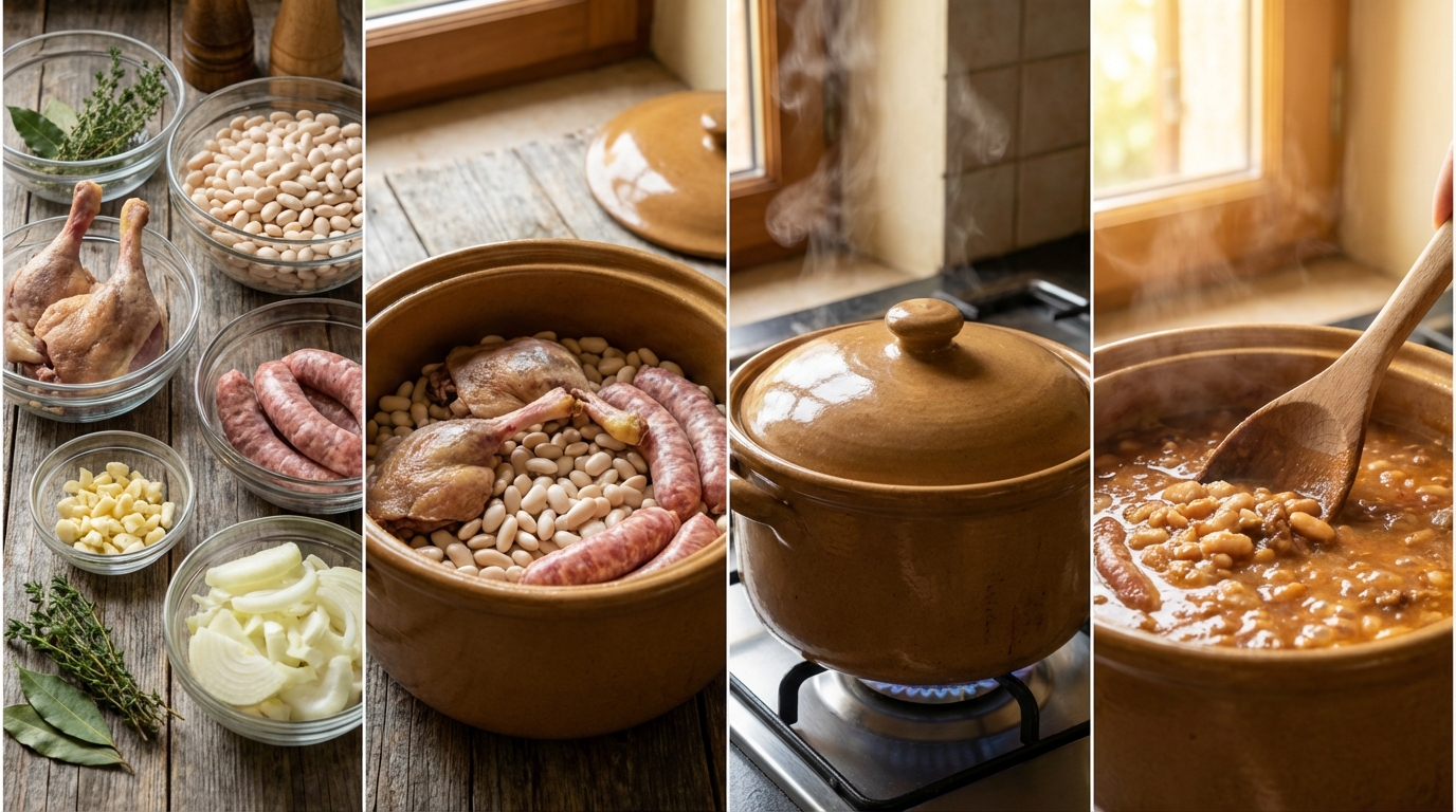 découvrez la recette traditionnelle du cassoulet avec notre guide étape par étape pour préparer ce plat d'exception riche en saveurs.
