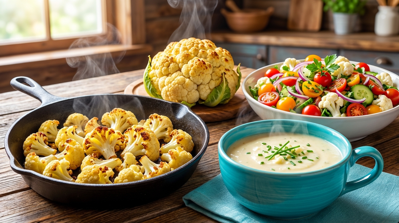 découvrez des recettes simples et savoureuses à base de chou-fleur pour des repas sains et gourmands. faciles à préparer, elles raviront toute la famille.