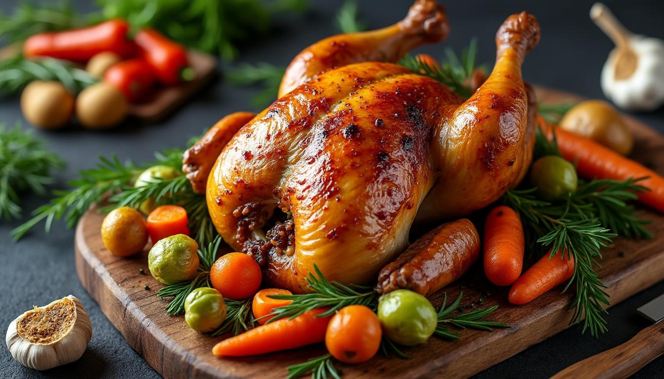 découvrez nos conseils pour cuire un chapon parfaitement et réussir votre repas de fête avec une viande tendre et savoureuse.