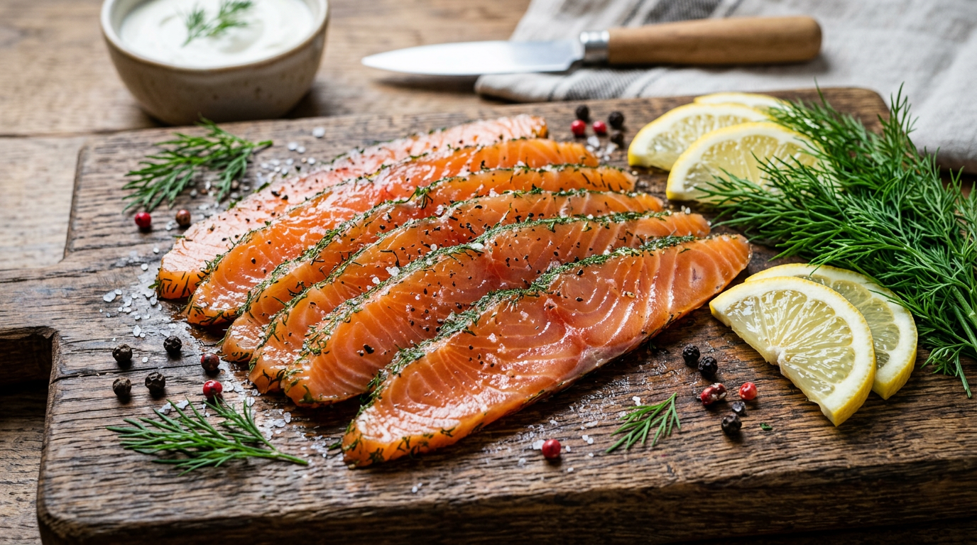 découvrez comment préparer facilement un saumon gravlax maison avec notre recette simple et rapide, idéale pour impressionner vos invités avec un plat savoureux et délicat.