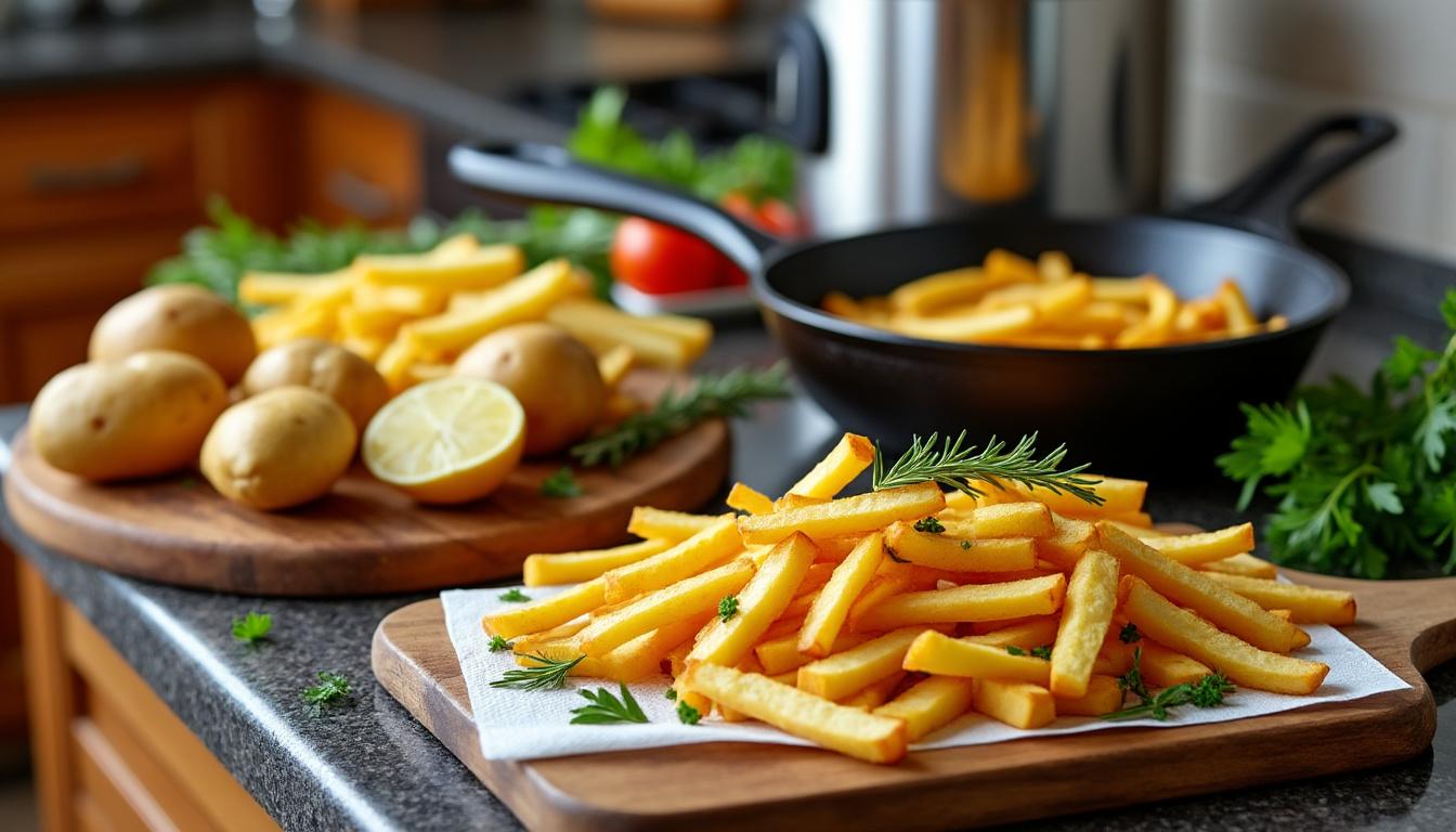 découvrez nos conseils pour préparer des frites maison croustillantes et savoureuses à coup sûr. astuces de cuisson, choix des pommes de terre et secrets de goût pour régaler toute la famille.