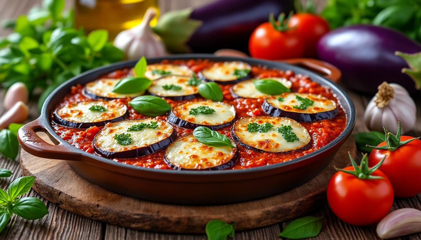 découvrez notre recette d'aubergine au four avec des astuces simples pour une préparation savoureuse et pleine de goût. parfaite pour un repas sain et gourmand.