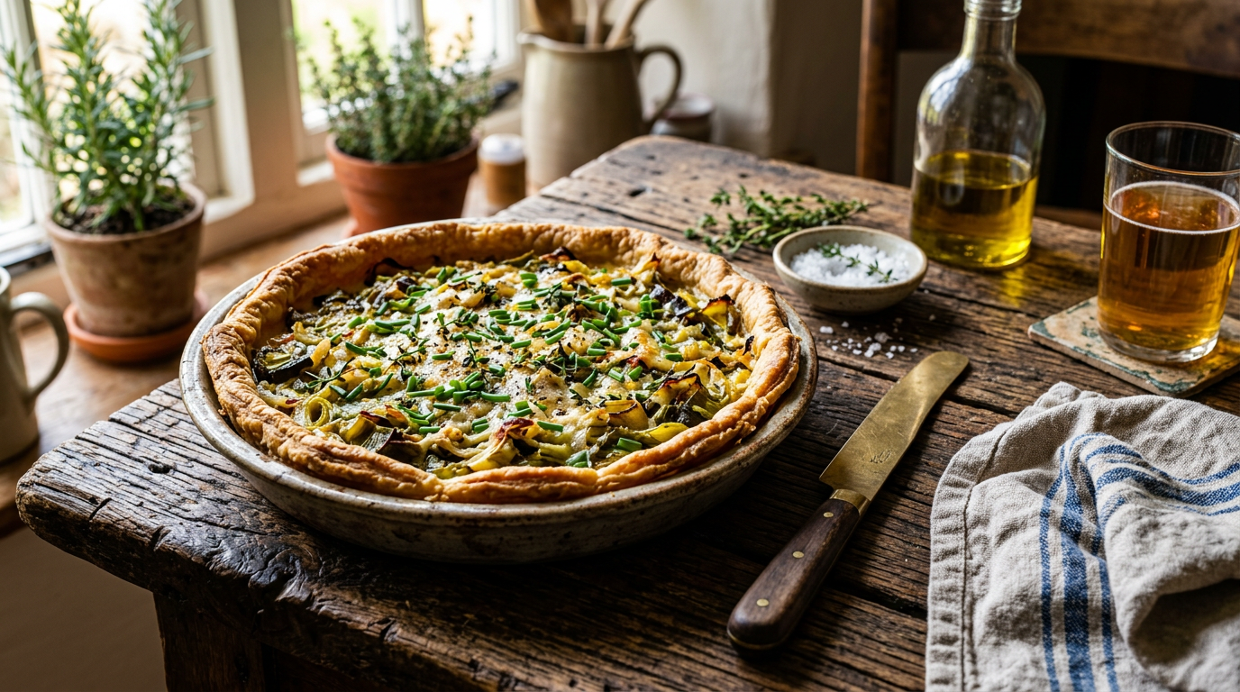 découvrez une recette facile de tarte au poireau, parfaite pour un repas savoureux et rapide à préparer. idéale pour toute la famille !
