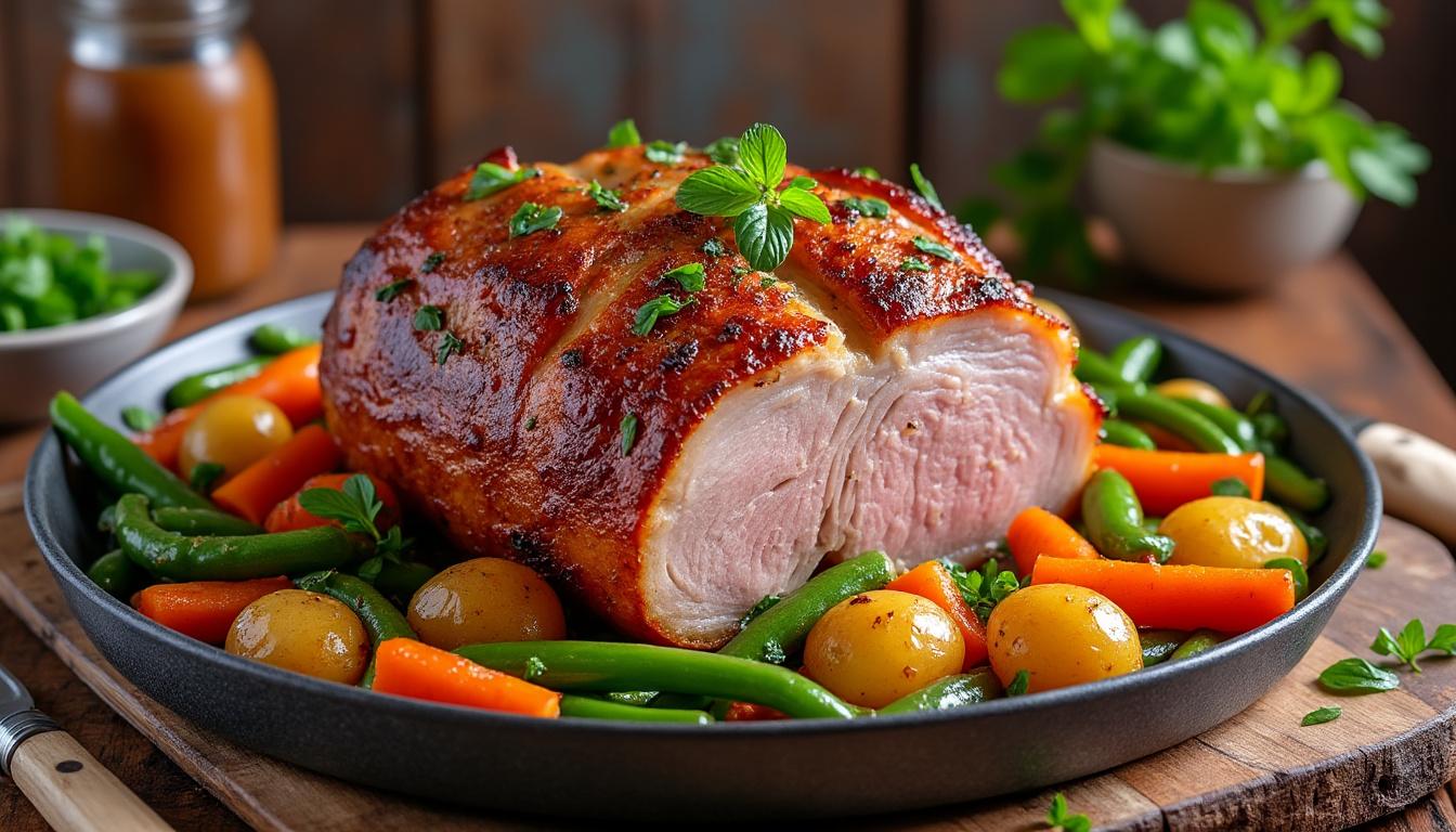 découvrez une recette facile et savoureuse de rouelle de porc, idéale pour un repas convivial et gourmand. suivez nos étapes simples pour un plat réussi à coup sûr.