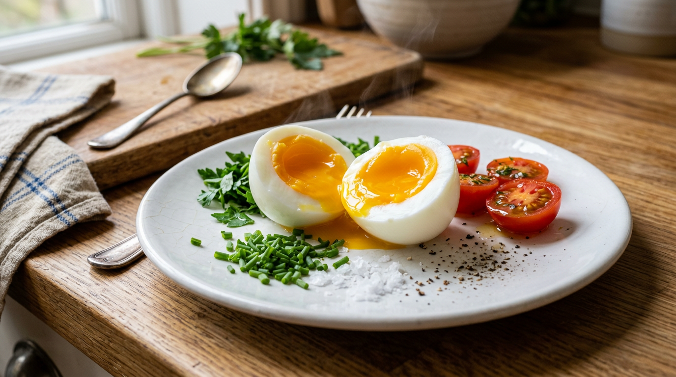 découvrez le temps de cuisson idéal pour obtenir un œuf mollet parfait, avec un blanc ferme et un jaune coulant à souhait.