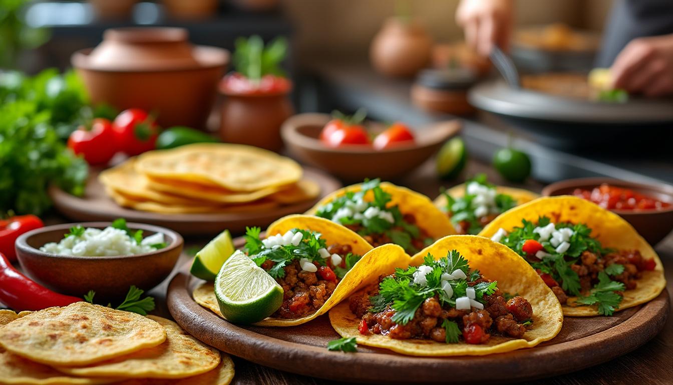 découvrez tout sur les tacos mexicains : recettes authentiques, astuces de préparation et traditions culinaires pour savourer ce plat emblématique du mexique.