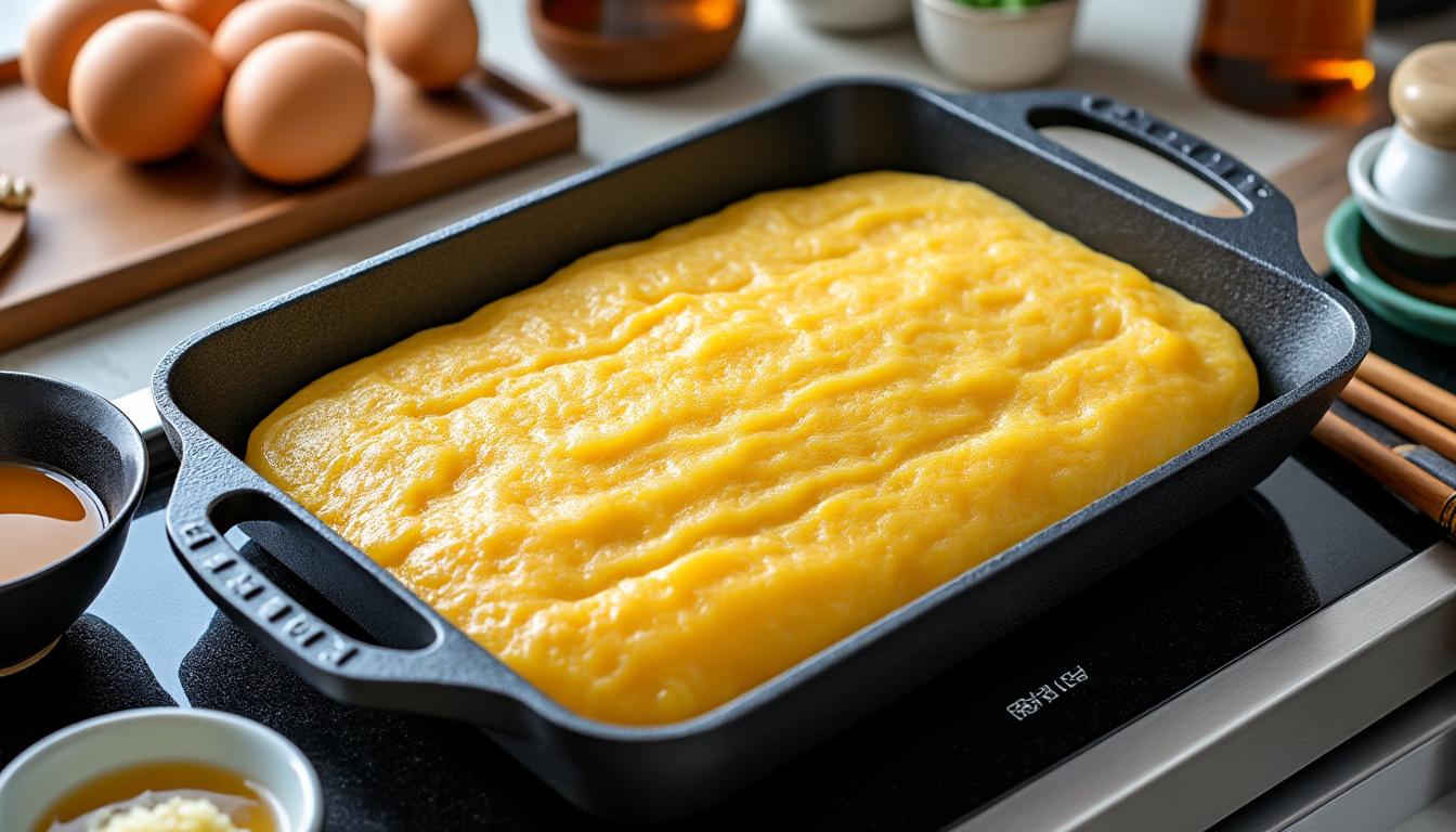 découvrez comment préparer une omelette japonaise moelleuse et savoureuse grâce à notre guide pas à pas, pour un plat délicieux et facile à réaliser.