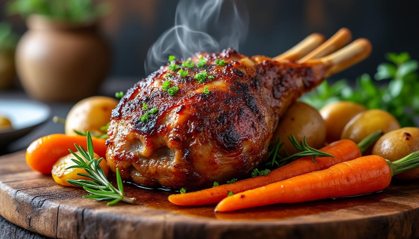 découvrez nos astuces incontournables pour réussir la cuisson de la souris d'agneau au four et obtenir une viande tendre et savoureuse à chaque fois.