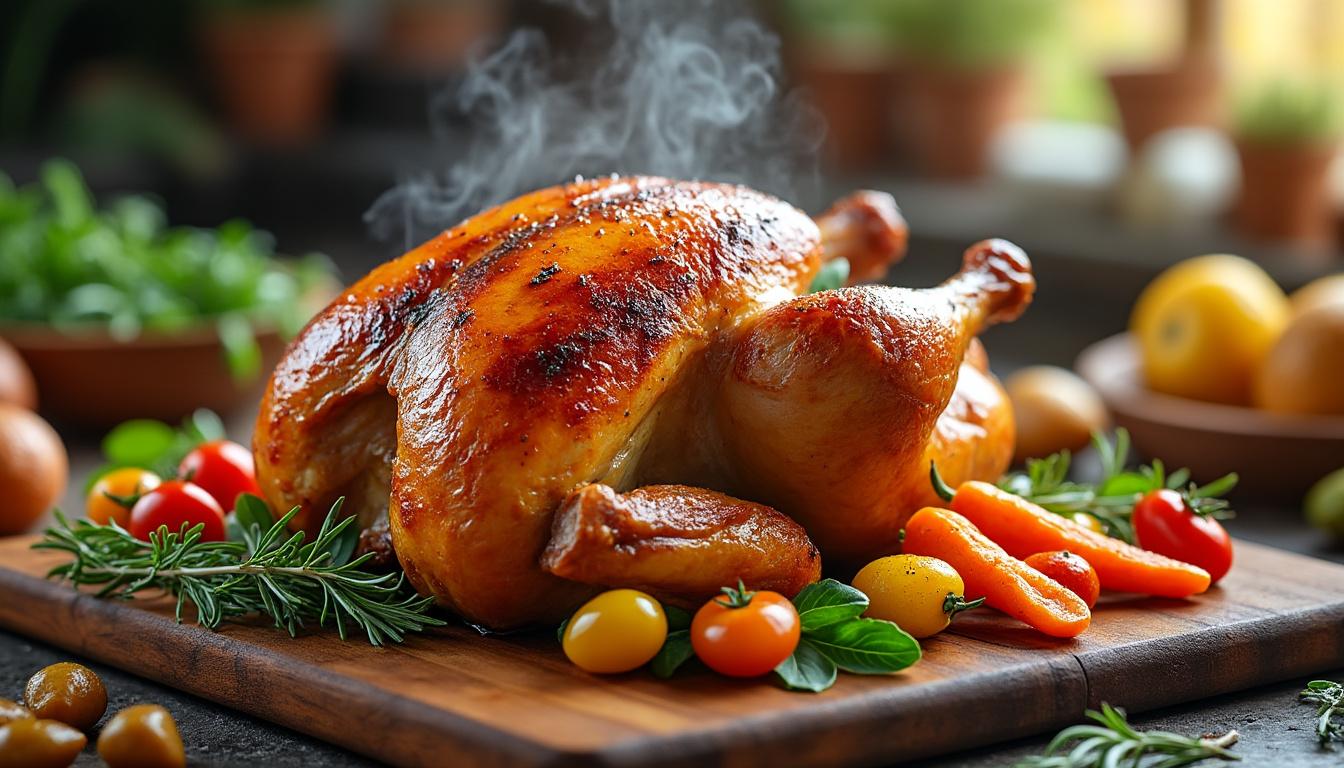 découvrez nos astuces pour réussir un chapon au four tendre et savoureux, grâce à une cuisson parfaite et des conseils gourmands qui raviront vos invités.
