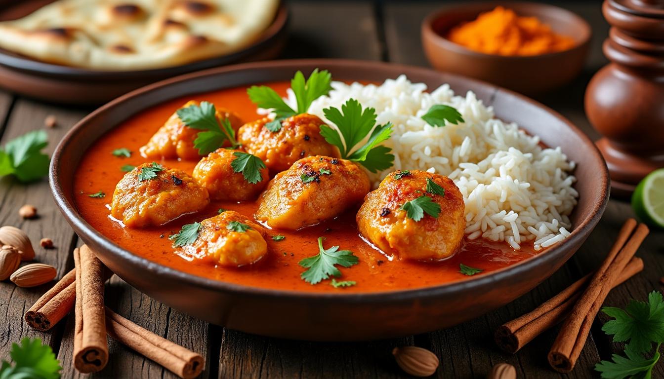 explorez les secrets du poulet tikka masala et apprenez à préparer un repas savoureux et épicé qui ravira vos papilles.