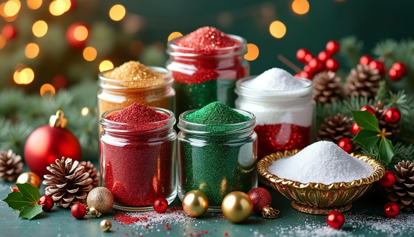 découvrez tout sur le sable de noël : ses caractéristiques, ses couleurs et comment l'utiliser pour créer des décorations festives et originales.