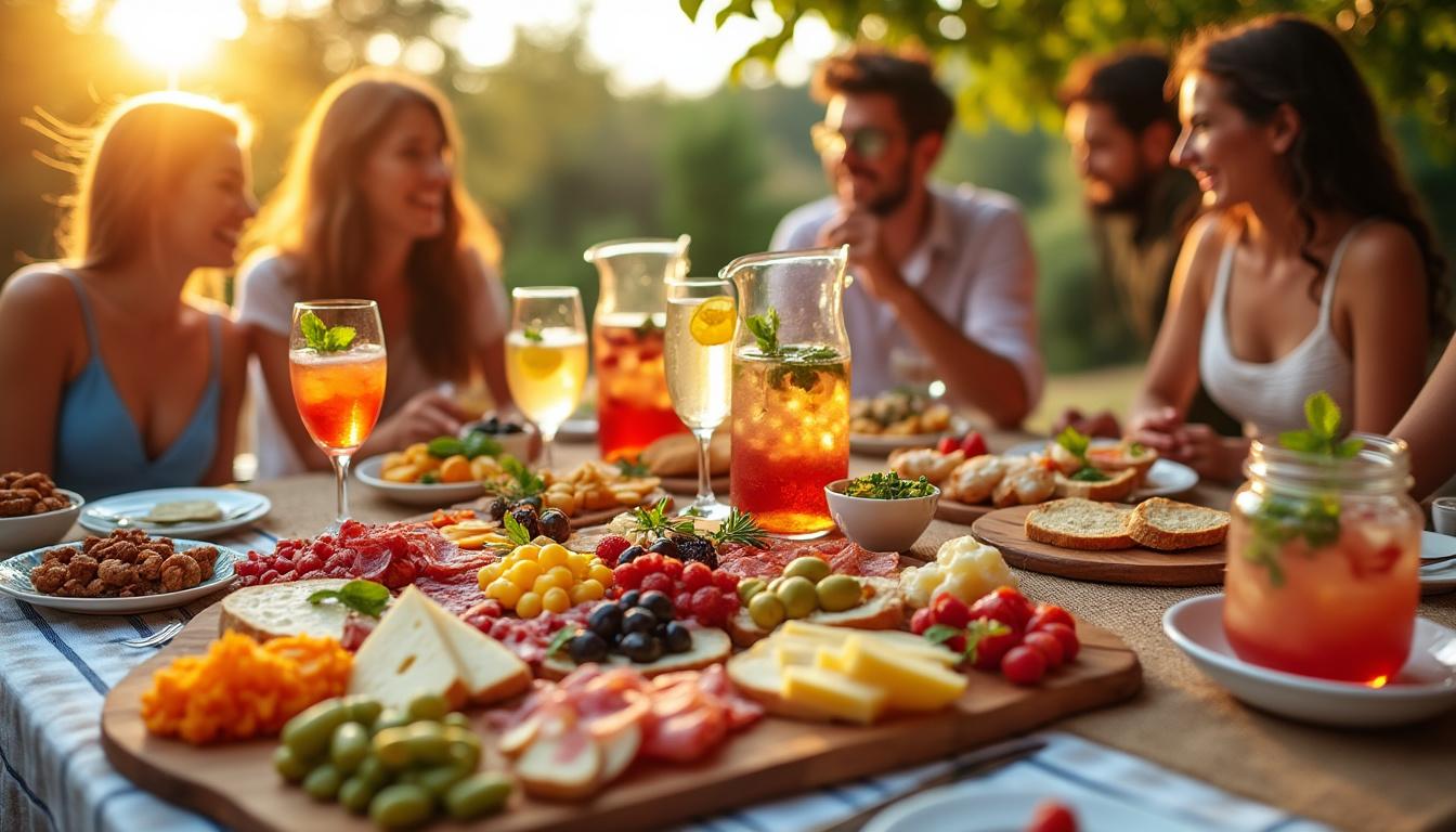 découvrez des idées simples et rapides pour un apéro dînatoire facile à préparer pour 10 personnes, parfait pour partager un moment convivial entre amis ou en famille.