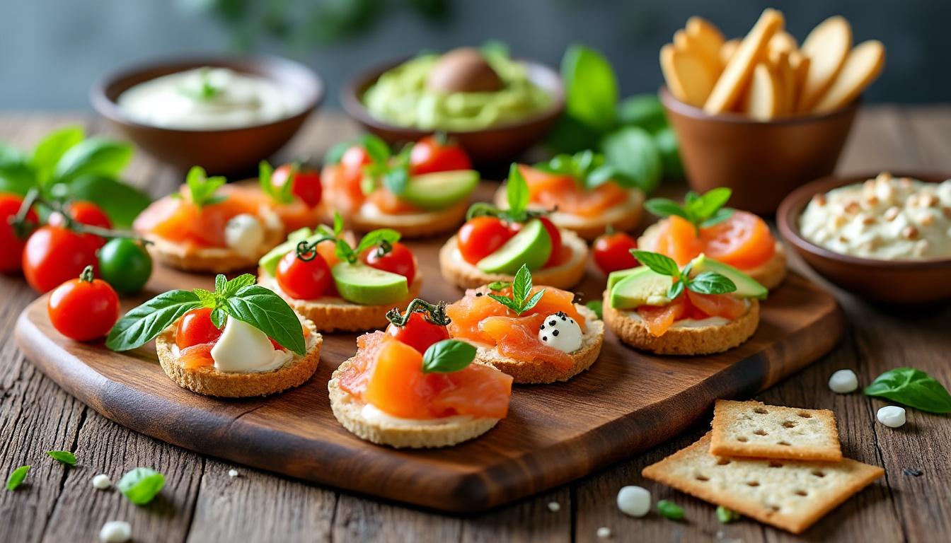 découvrez des recettes d'apéritifs froids faciles et savoureuses à préparer à l'avance pour régaler vos invités sans stress.