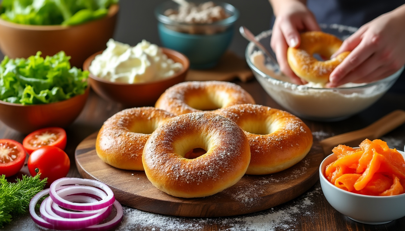 découvrez notre recette facile pour préparer un bagel maison savoureux, moelleux et garni selon vos envies. idéal pour un repas rapide et gourmand !