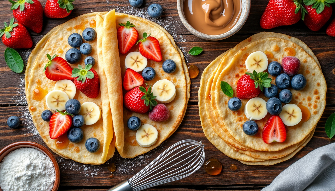 découvrez notre recette facile de crêpe sans lait, idéale pour tous les goûts et toutes les envies. préparez des crêpes légères et savoureuses en un rien de temps !