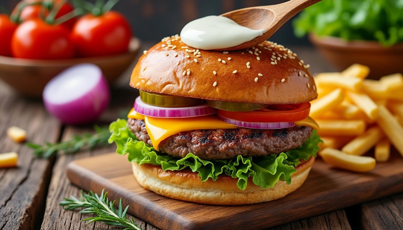 découvrez notre recette de hamburger maison, un guide simple et complet pour préparer un burger savoureux, juteux et personnalisé à votre goût facilement.