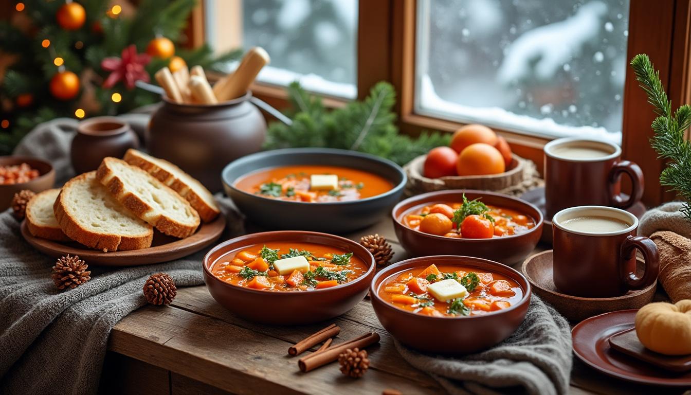 découvrez nos recettes d'hiver savoureuses et réconfortantes pour vous réchauffer en douceur lors des journées froides. idées gourmandes et faciles à préparer.