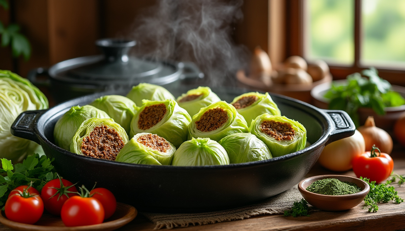 découvrez la recette traditionnelle de choux farci de grand-mère, un plat authentique alliant saveurs d'autrefois et simplicité pour régaler toute la famille.