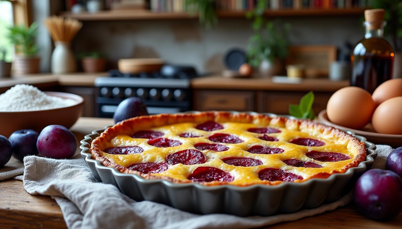 découvrez la recette traditionnelle du clafoutis aux prunes de grand-mère avec des astuces simples pour réussir ce dessert savoureux et fondant à chaque fois.