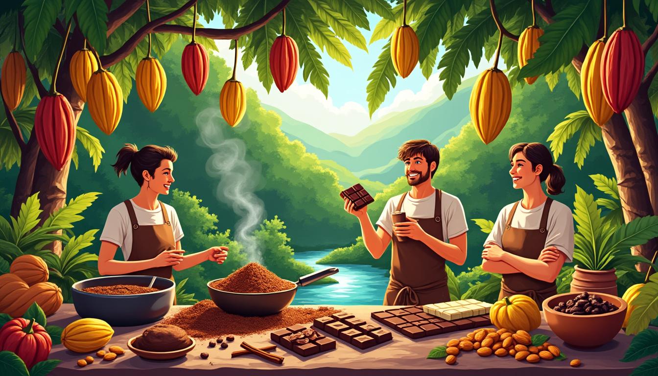 découvrez l'univers du chocolat : son origine fascinante, les étapes de sa fabrication et ses nombreux bienfaits pour la santé.