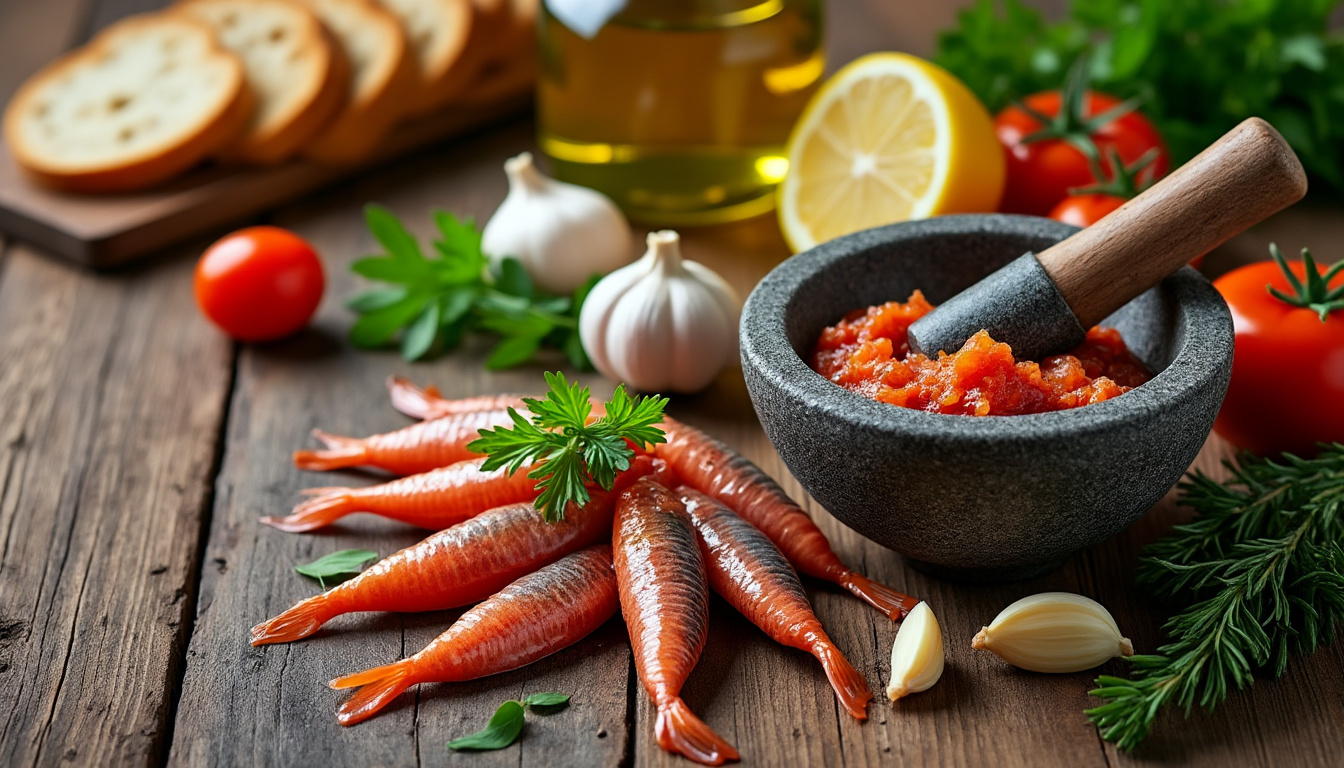 découvrez la recette traditionnelle de l'anchoïade, une sauce provençale savoureuse à base d'anchois, parfaite pour accompagner légumes et apéritifs. facile et rapide à préparer !