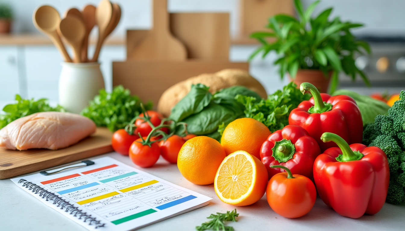 découvrez comment planifier des menus hebdomadaires équilibrés et faciles à préparer pour gagner du temps et manger sainement toute la semaine.