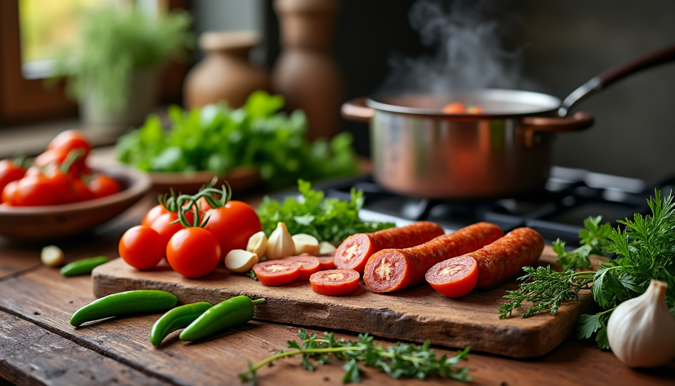 découvrez comment préparer une délicieuse saucisse rougail maison avec notre recette simple et savoureuse, parfaite pour un repas convivial et épicé.