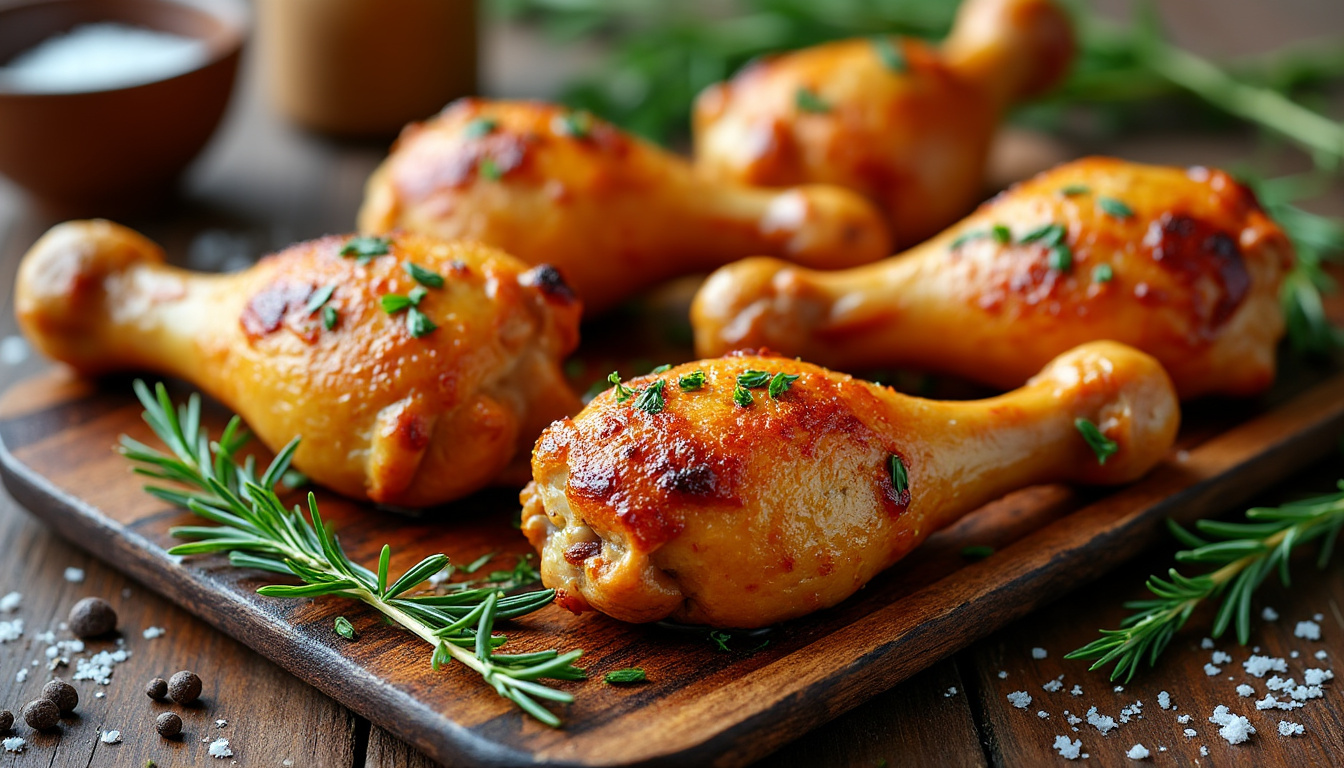 découvrez nos astuces pour réussir des pilons de poulet au four parfaitement croustillants et savoureux à chaque fois.