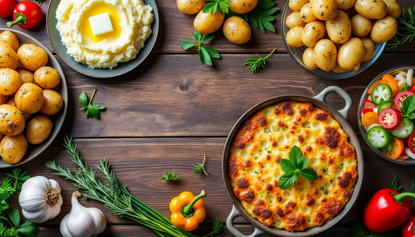 découvrez des recettes faciles et savoureuses à base de pommes de terre pour régaler toute la famille en toute simplicité.