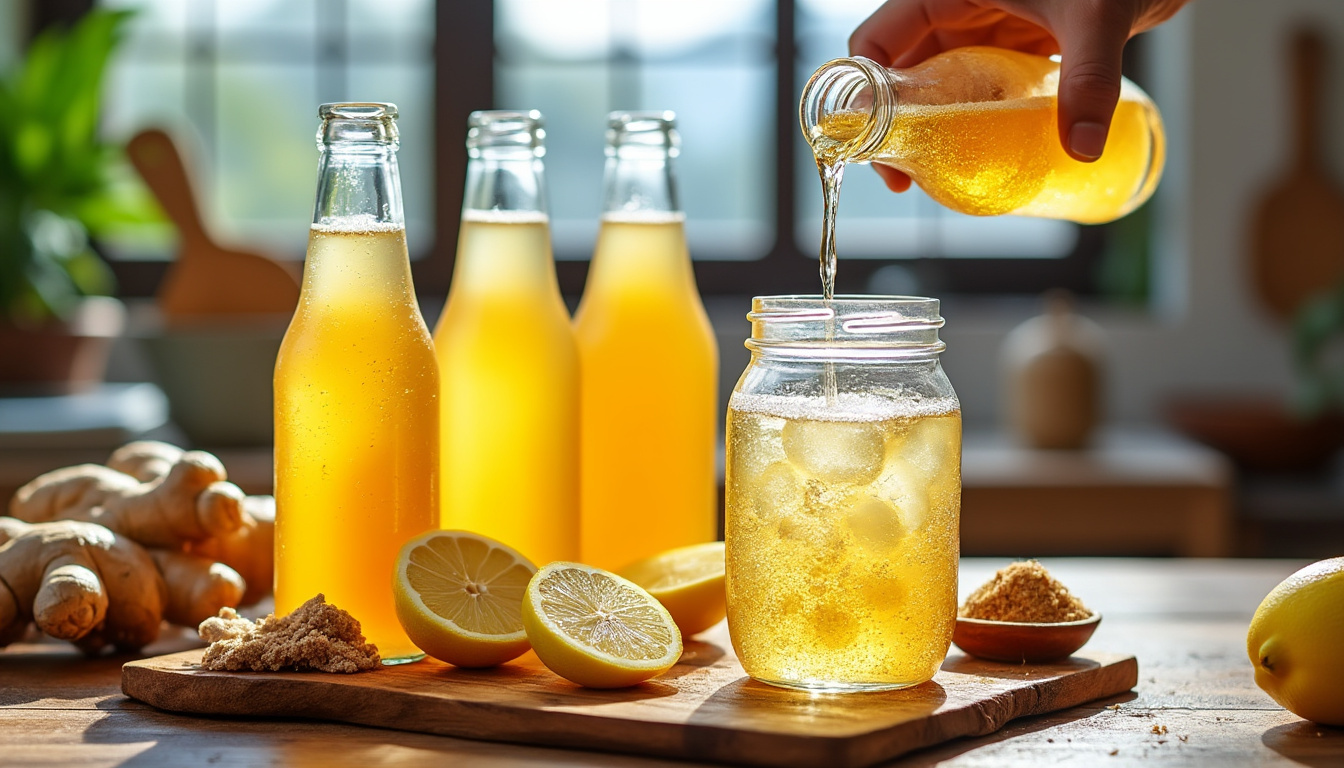 découvrez comment préparer une ginger beer maison facilement avec cette recette simple et rapide. apprenez tous les secrets pour une boisson pétillante et savoureuse.