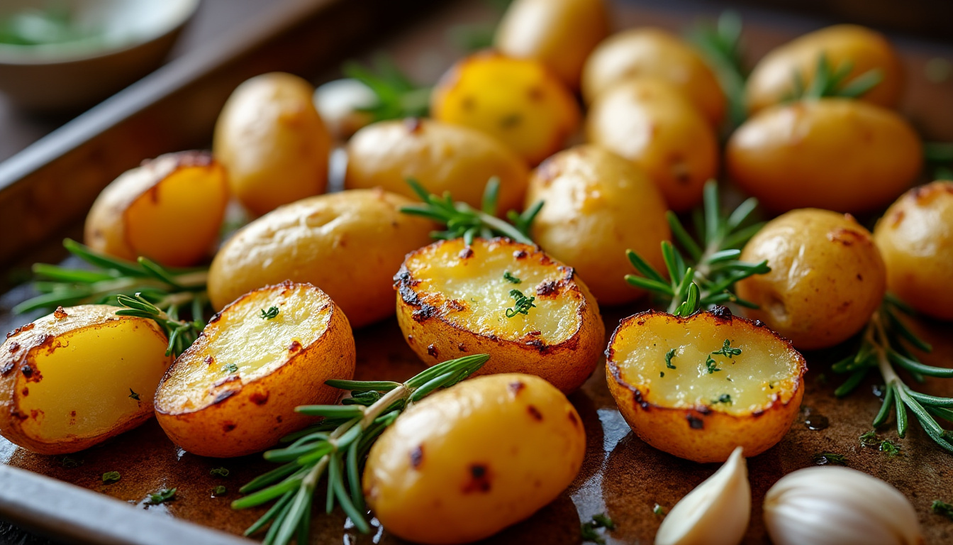 découvrez nos astuces pour réussir des pommes de terre grenaille au four parfaitement croustillantes, savoureuses et dorées à souhait.