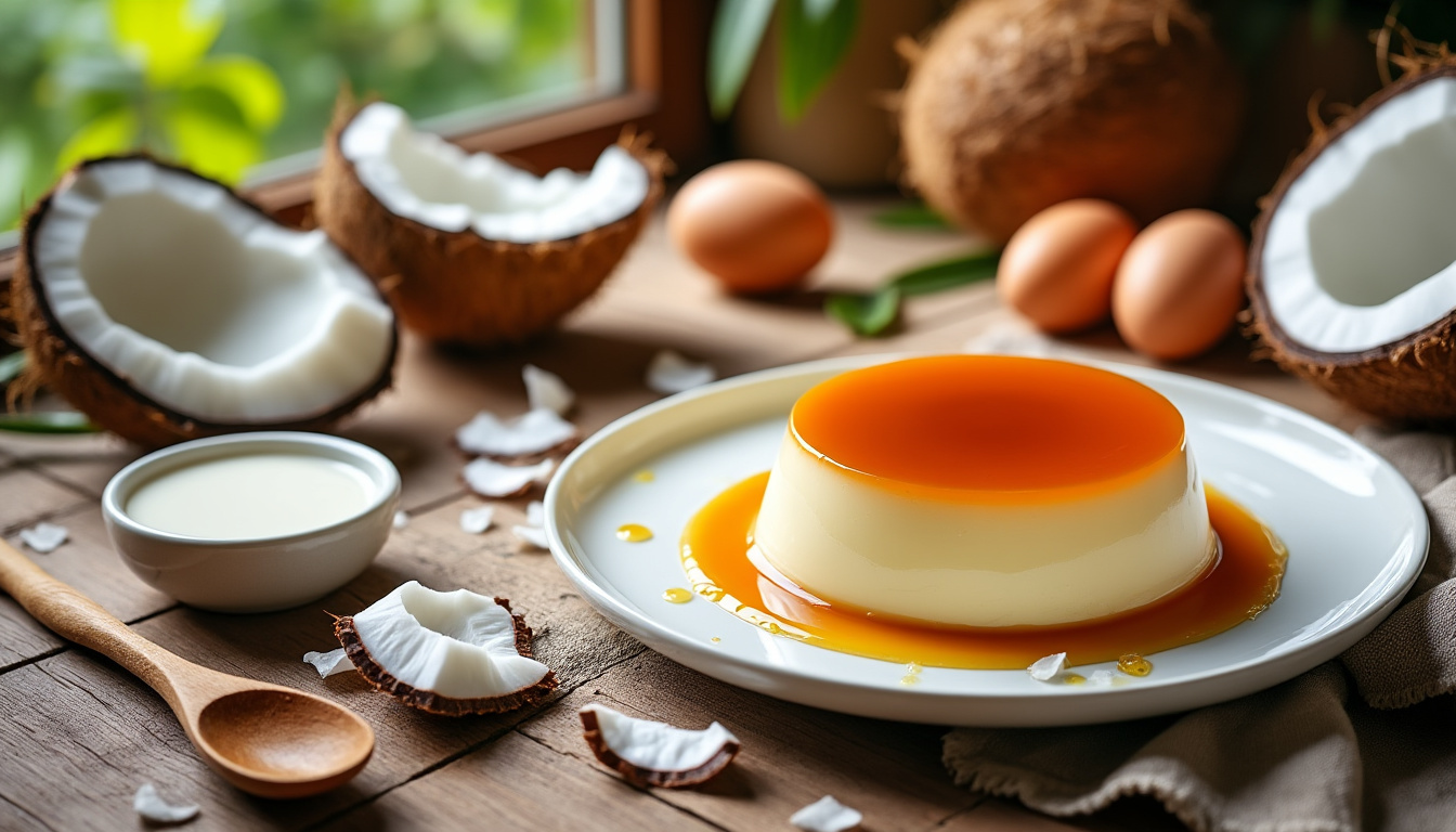 découvrez nos astuces simples pour réussir une délicieuse recette de flan coco maison, un dessert savoureux et facile à préparer qui ravira toute la famille.