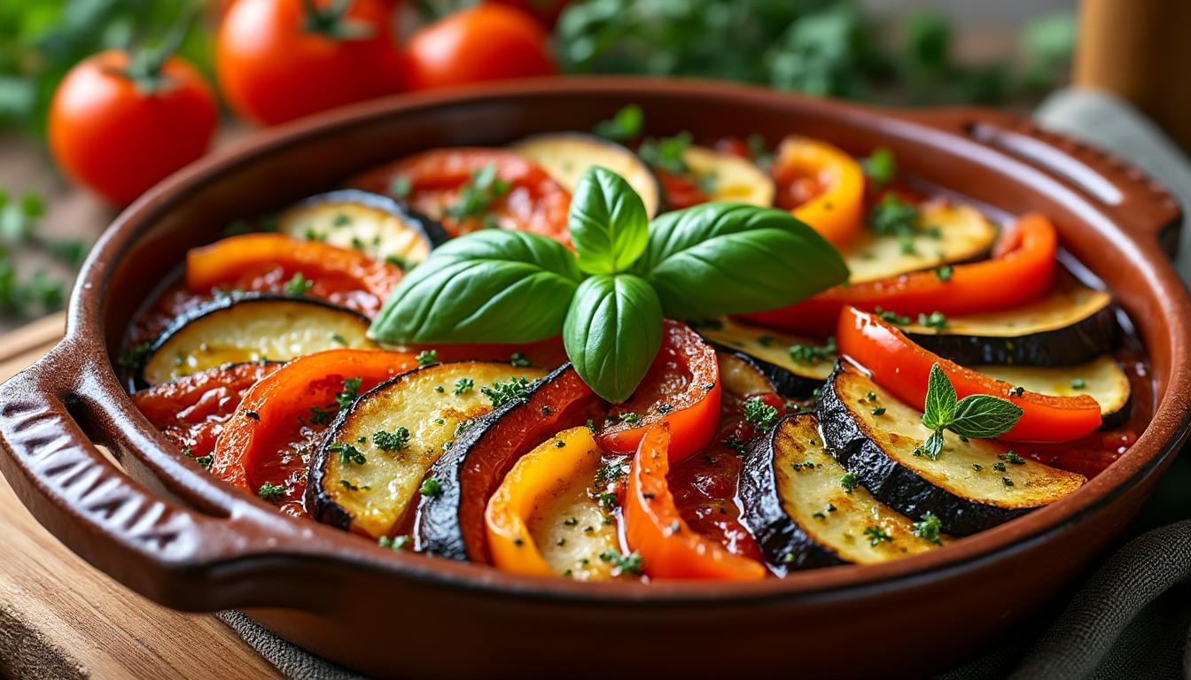 découvrez notre guide simple pour réussir une ratatouille au four savoureuse et facile à préparer. astuces et recettes pour un plat méditerranéen délicieux.